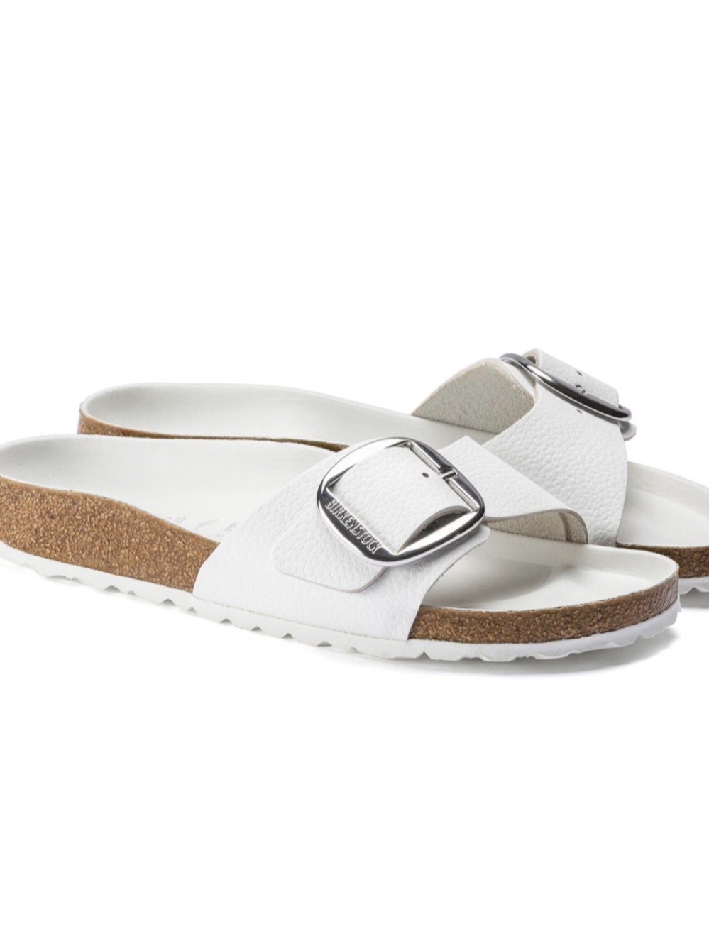 EUC White Birkenstock Madrid Big Buckle Sandals 41 / US10-10.5